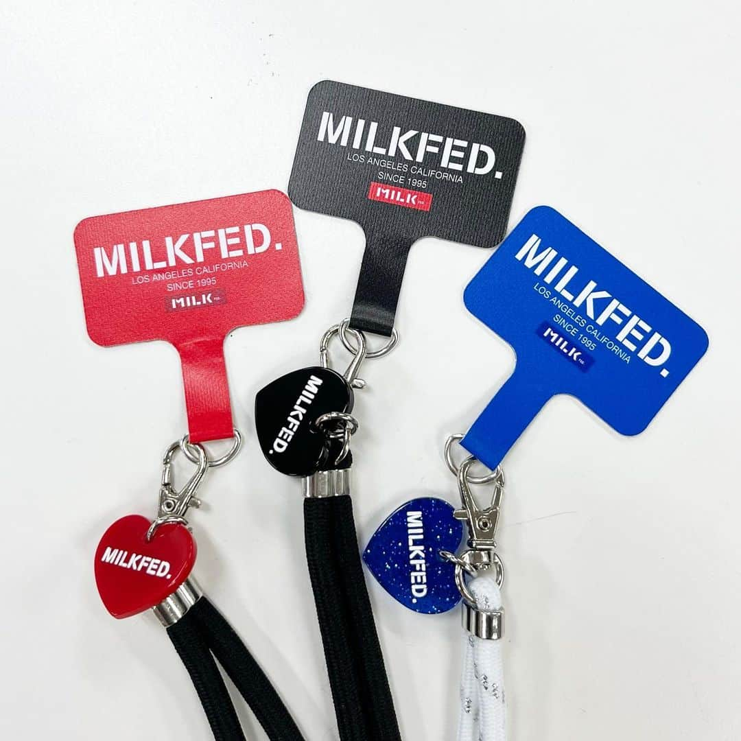 MILKFED.さんのインスタグラム写真 - (MILKFED.Instagram)「【NEW ARRIVAL】 ⁡ ☑︎ MILKFED. PHONE STRAP カラー:RED,BLACK ⁡ ★BLUEは原宿店、ZOZOTOWN限定カラー ⁡ ⁡ ⁡ ⁡ #milkfed #milkfedjp #ミルクフェド #ガーリーストリート #カジュアルコーデ #大人カジュアル #カジュアルコーデ大人可愛い #新作 #夏服コーデ #夏コーデ #夏カラー #夏アイテム #カジュアルガーリー #ガーリーカジュアル #ストリートファッション #ミルクフェド」6月20日 21時06分 - milkfedjp