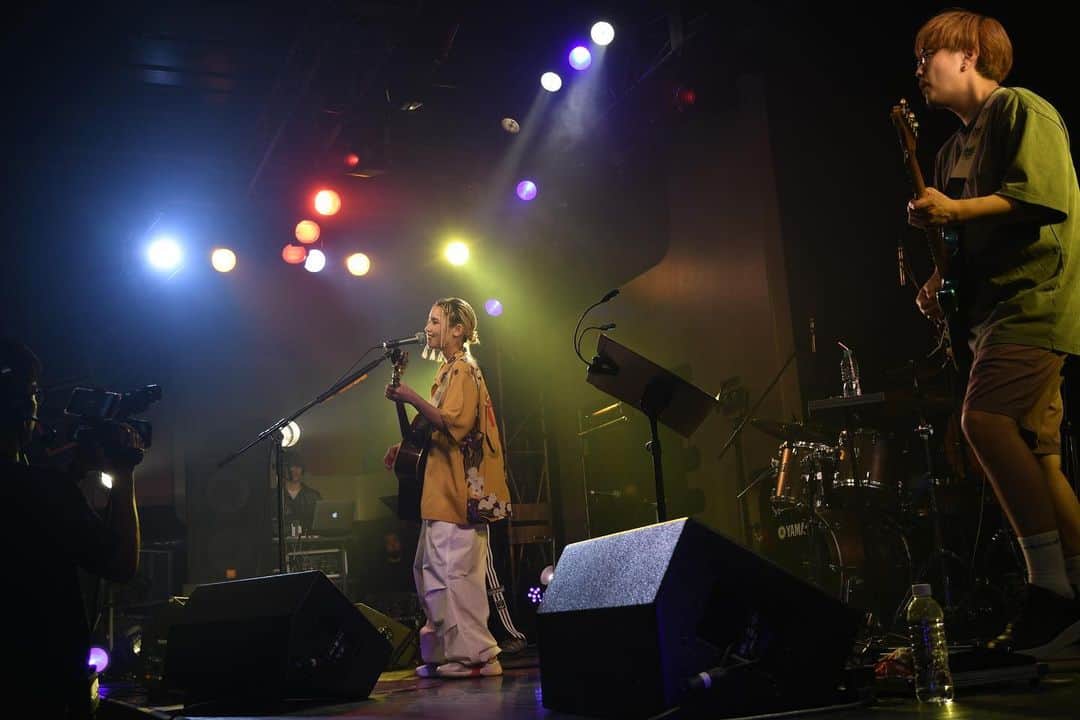のインスタグラム：「- Fork in the road - @dmxweb.jp   Gt @shoogawa1984  bass @renyamamotobass  Drum @morimasa55  manipi Kengo Kimura  #Anly」