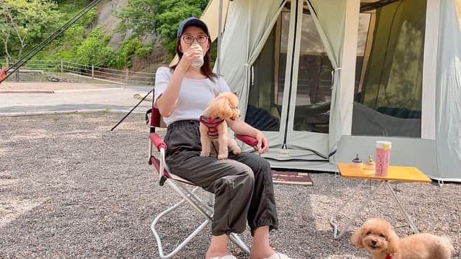 瀬口かなさんのインスタグラム写真 - (瀬口かなInstagram)「こないだ行ったキャンプ！ ⁡ 普段飲まないビールもキャンプだと飲みたくなる…！最高😂✨ ⁡ 3枚目は飛んできた虫にびびってる笑  #キャンプ #露營 #camping #캠핑 #九州キャンプ #熊本キャンプ #キャンプコーデ」6月20日 21時51分 - seguchikana