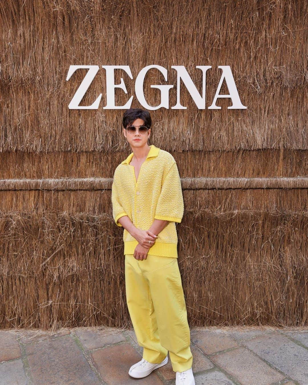 マリオ・マウラーのインスタグラム：「Honored to be part of @ZegnaOfficial experience. Thank you for having me. #ZEGNA #ZEGNASS24 #ZEGNAXMARIO」