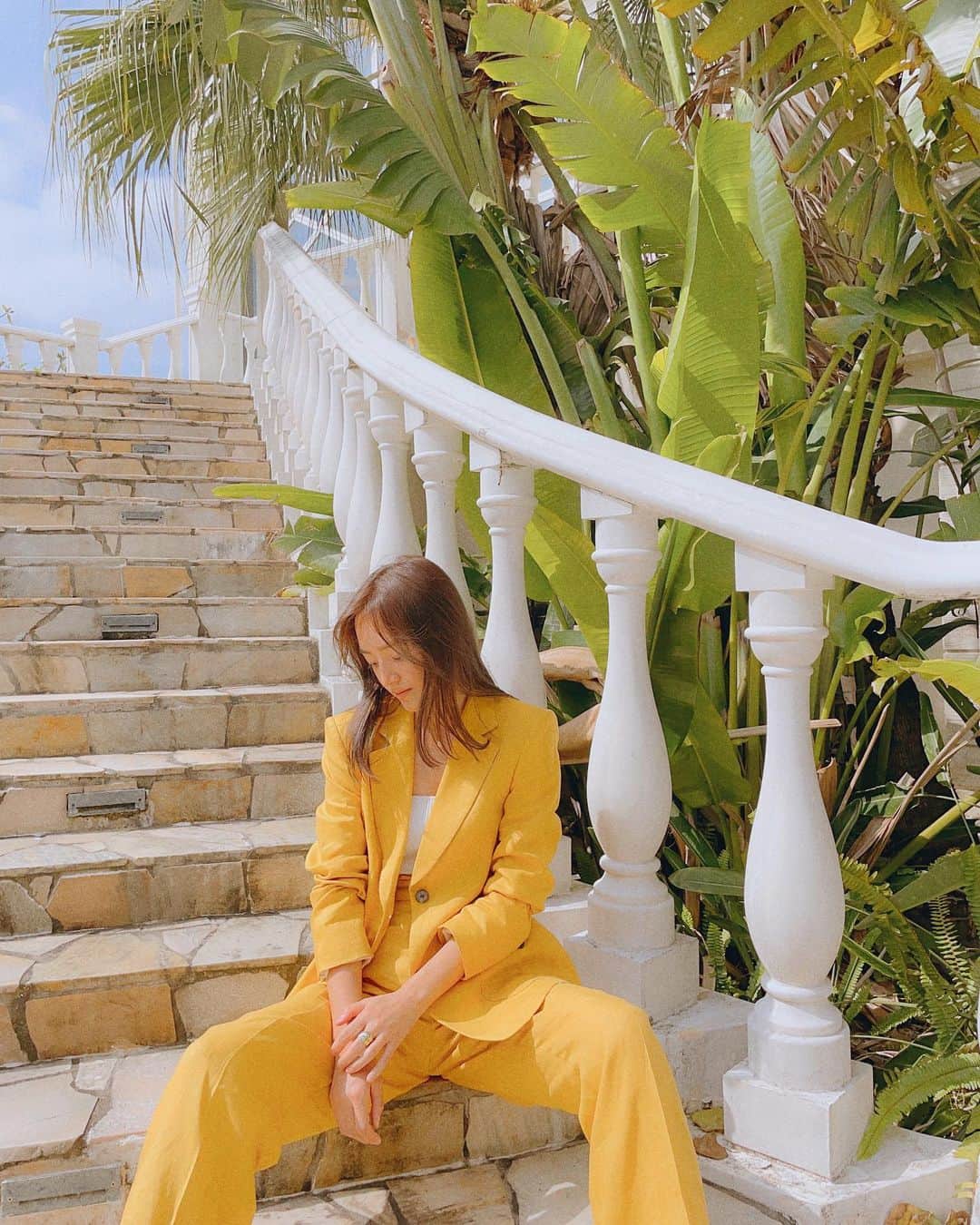 のインスタグラム：「🌴🌴☀️☀️☀️ 建物の造りが海外みたい🏛」