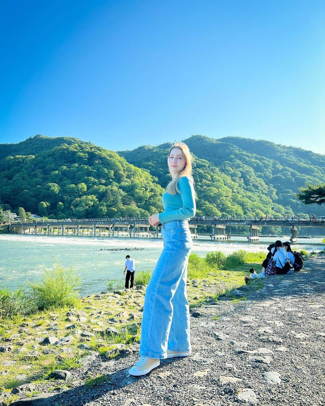 アシヤのインスタグラム：「この前京都行ったときの〜 またすぐにでも行きたいけど 夏暑いから次は秋かな！」