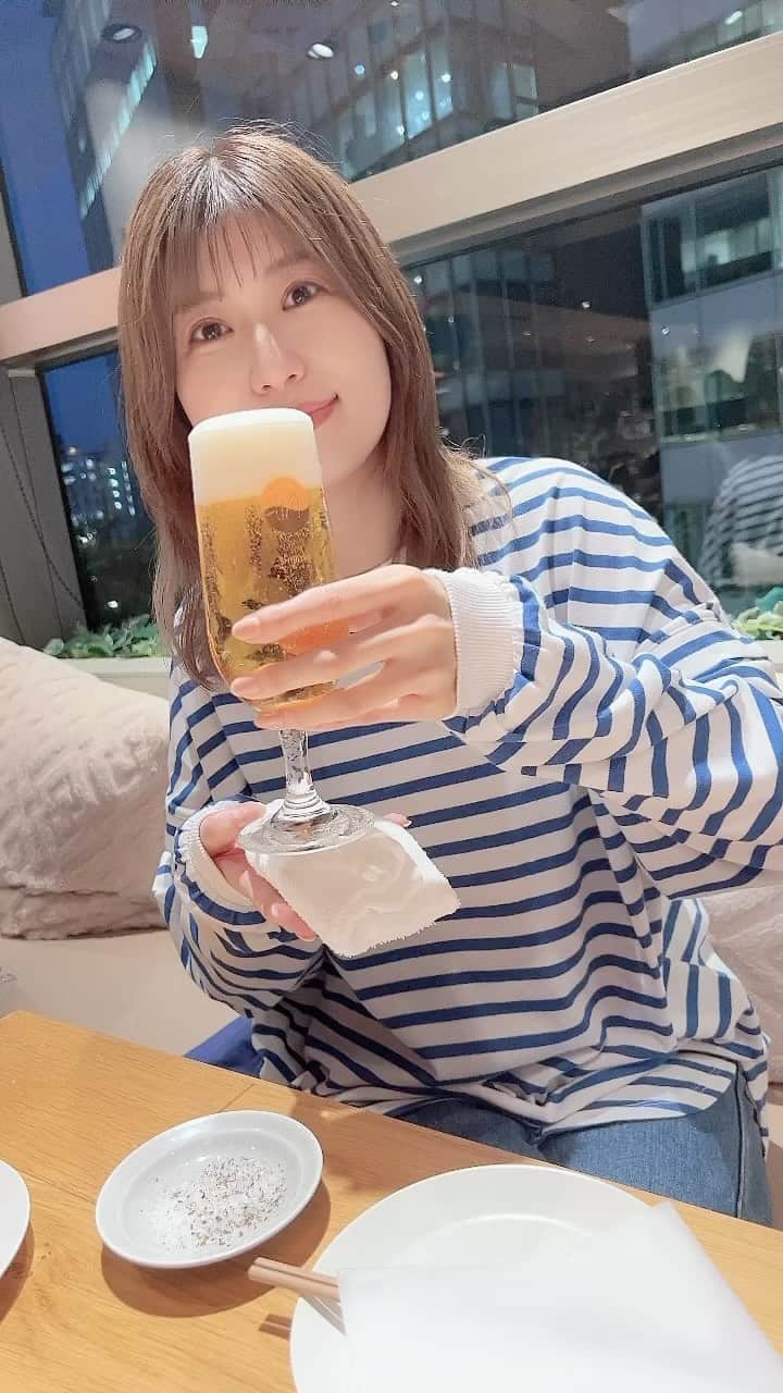 天野麻菜のインスタグラム：「ビール女子。3514」
