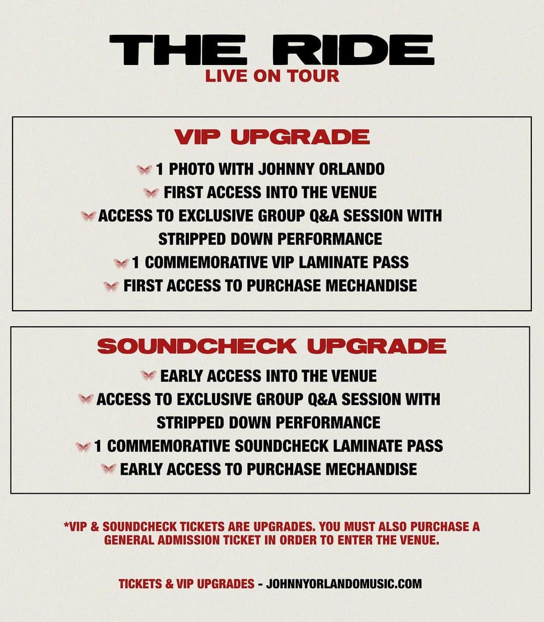 ジョニー・オーランドさんのインスタグラム写真 - (ジョニー・オーランドInstagram)「So excited to finally announce The Ride Tour - US & Canada. More on “The Ride” soon, I just couldn’t wait to share these dates with you. Tickets & VIP upgrades available at JohnnyOrlandoMusic.com   Ps more tour dates to come <3」6月21日 1時59分 - johnnyorlando