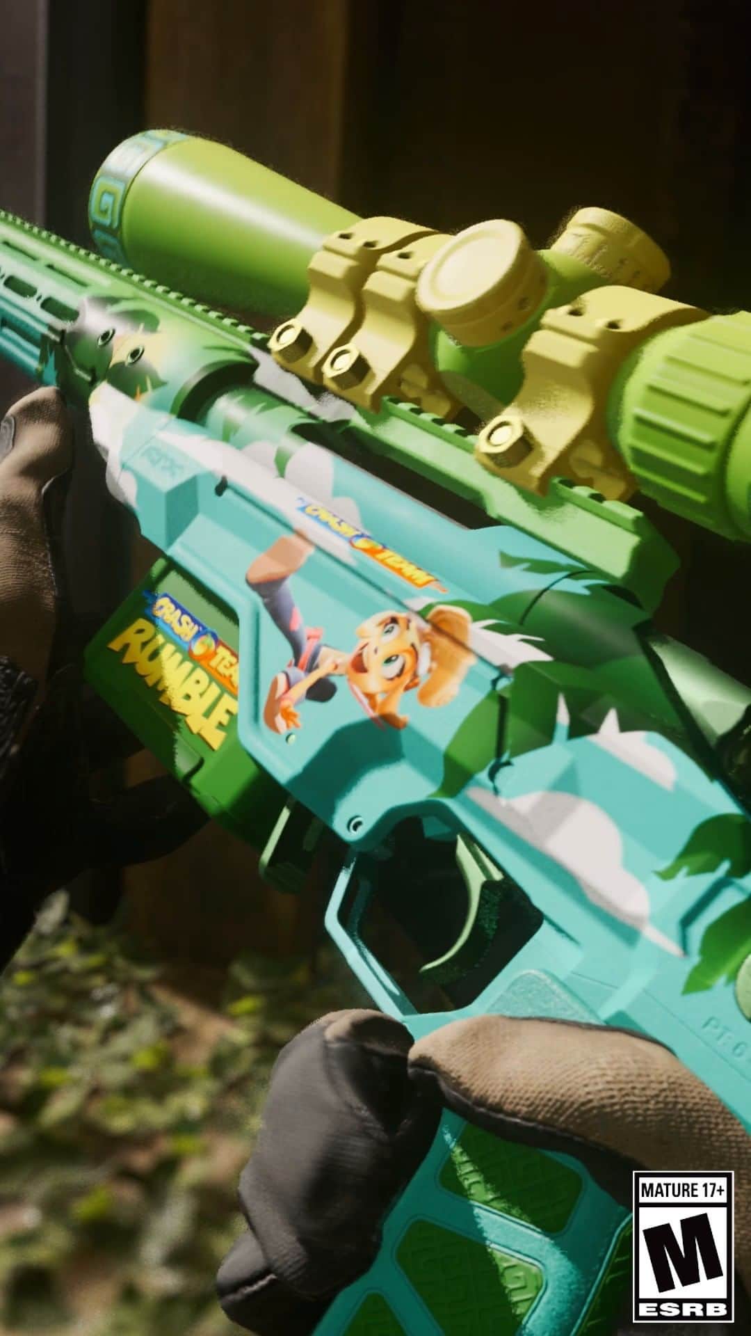のインスタグラム：「It's time to Crash the party 😜  Get the Crash Team Rumble Weapons Bundle in the Call of Duty store.」