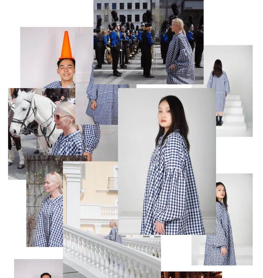 ピーターイェンセンのインスタグラム：「We are a small summer discount on the gingham cotton smock 30% off.  https://yourstrulybypeterjensen.com/Anna-Smock」