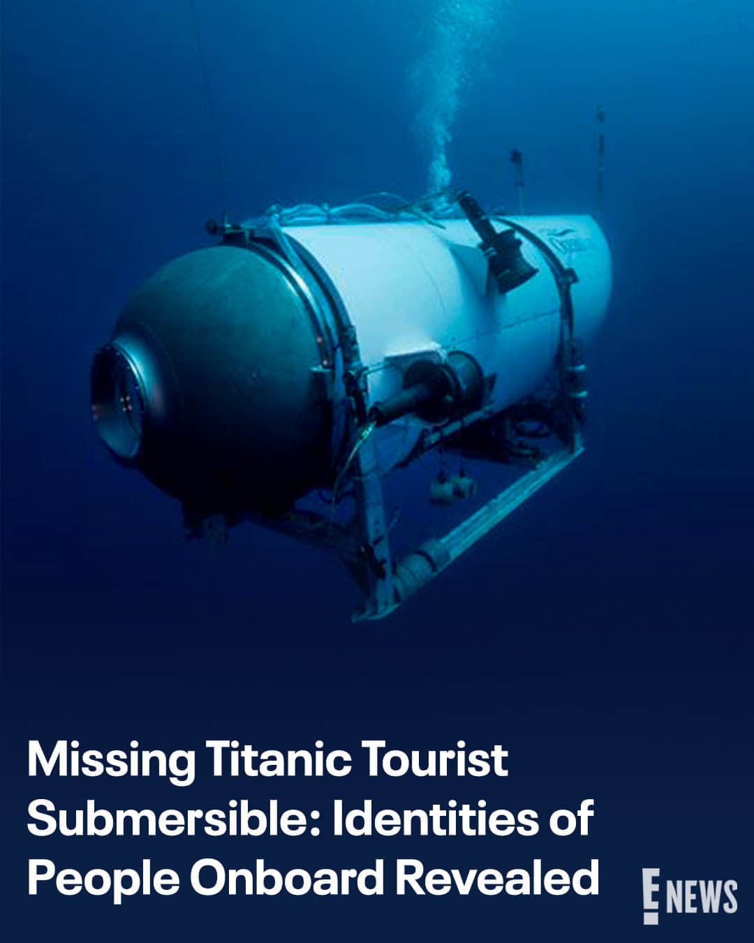 E! Onlineさんのインスタグラム写真 - (E! OnlineInstagram)「As the search for the missing Titanic research vessel continues, new details about the passengers onboard have been revealed. Link in bio for everything we know. (📷: OceanGate Expeditions via AP)」6月21日 4時30分 - enews