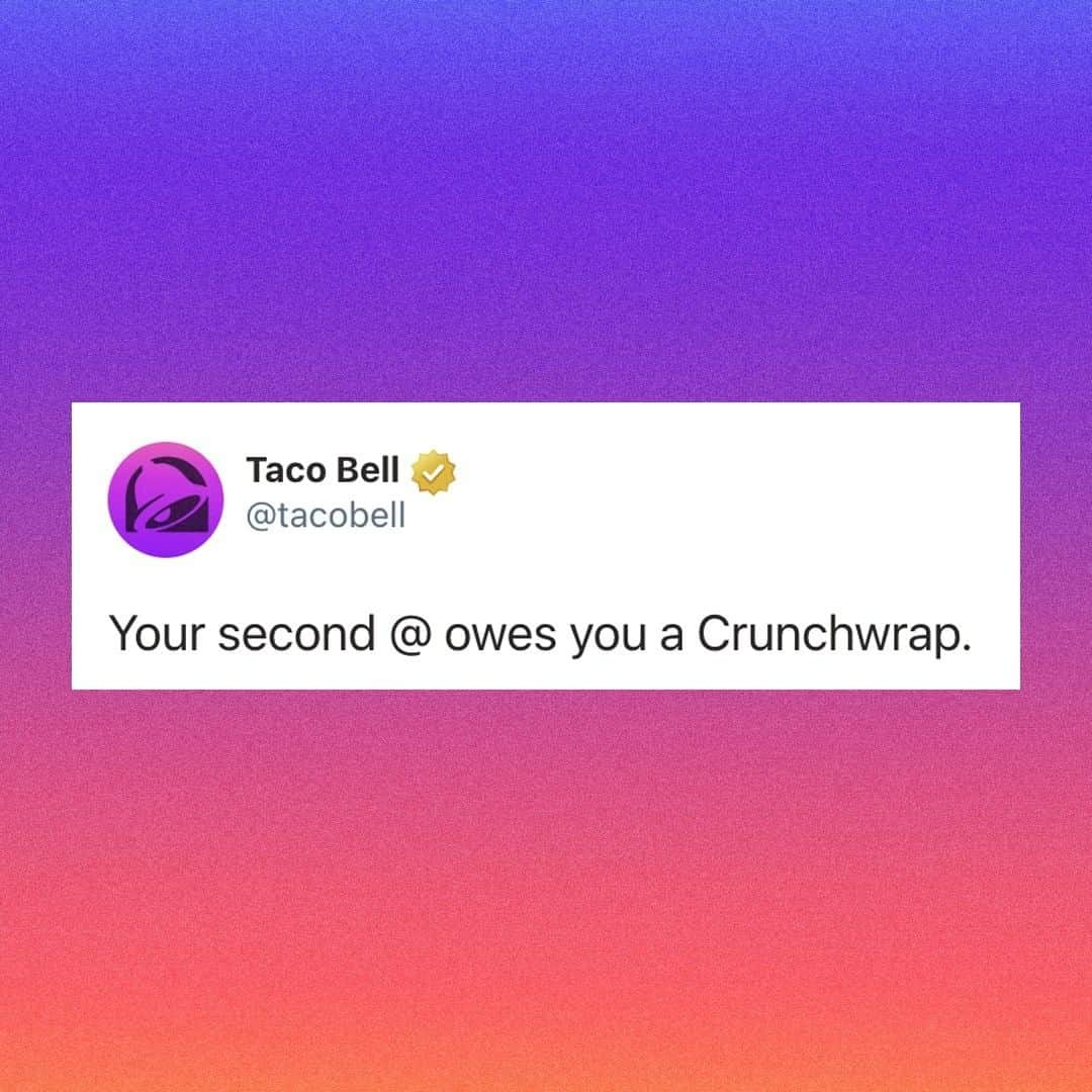 Taco Bellさんのインスタグラム写真 - (Taco BellInstagram)「we don’t make the rules」6月21日 5時49分 - tacobell