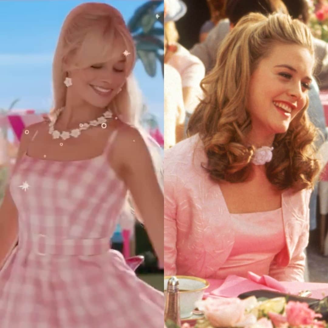ハリウッド・リポーターのインスタグラム：「One of the most important things for Barbie is her fashion and director #GretaGerwig made sure that was conveyed in upcoming film #BarbieTheMovie.  #MargotRobbie says that they were all “very excited” about the design of Barbie's closet and the clothes inside of it. “We were saying that the wardrobe in Clueless, like, the bar was set so high, and we would really like to do something that is as cool as that,” she says of being inspired by the popular movie's fashion.   Head to the link in bio for more details.」