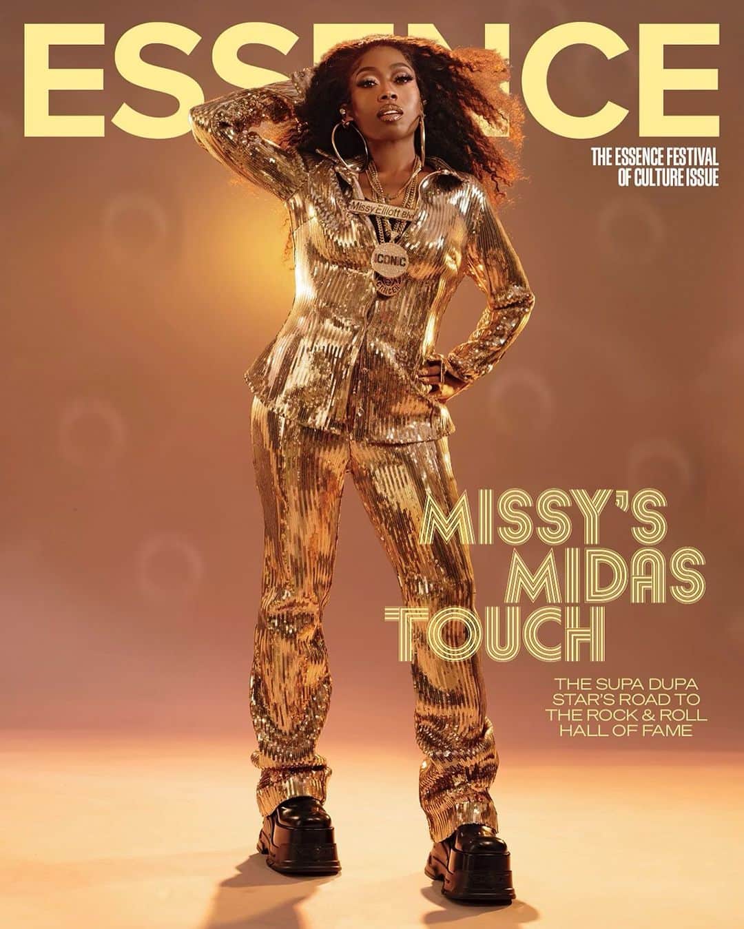 ミッシー･エリオットのインスタグラム：「@essence 😮‍💨🥶👽🔥🔥July/August Cover Print issue  @brooklynrwhite   #VA #757 📷 @mrdblanks  ✂️ @kellonderyck  🎨 @yayabeatsface  👗 @_adikted2fresh_ & Missy  💅🏾 @nuthin_butnails」