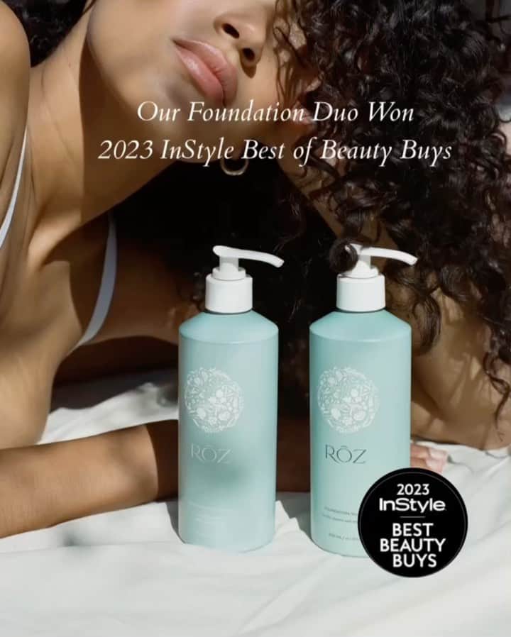 マラ・ロザックのインスタグラム：「🏆WINNER of Best Haircare Products x @instylemagazine 🏆 To say we are honored is an understatement. Thank you #instyle #bestbeautybuys」
