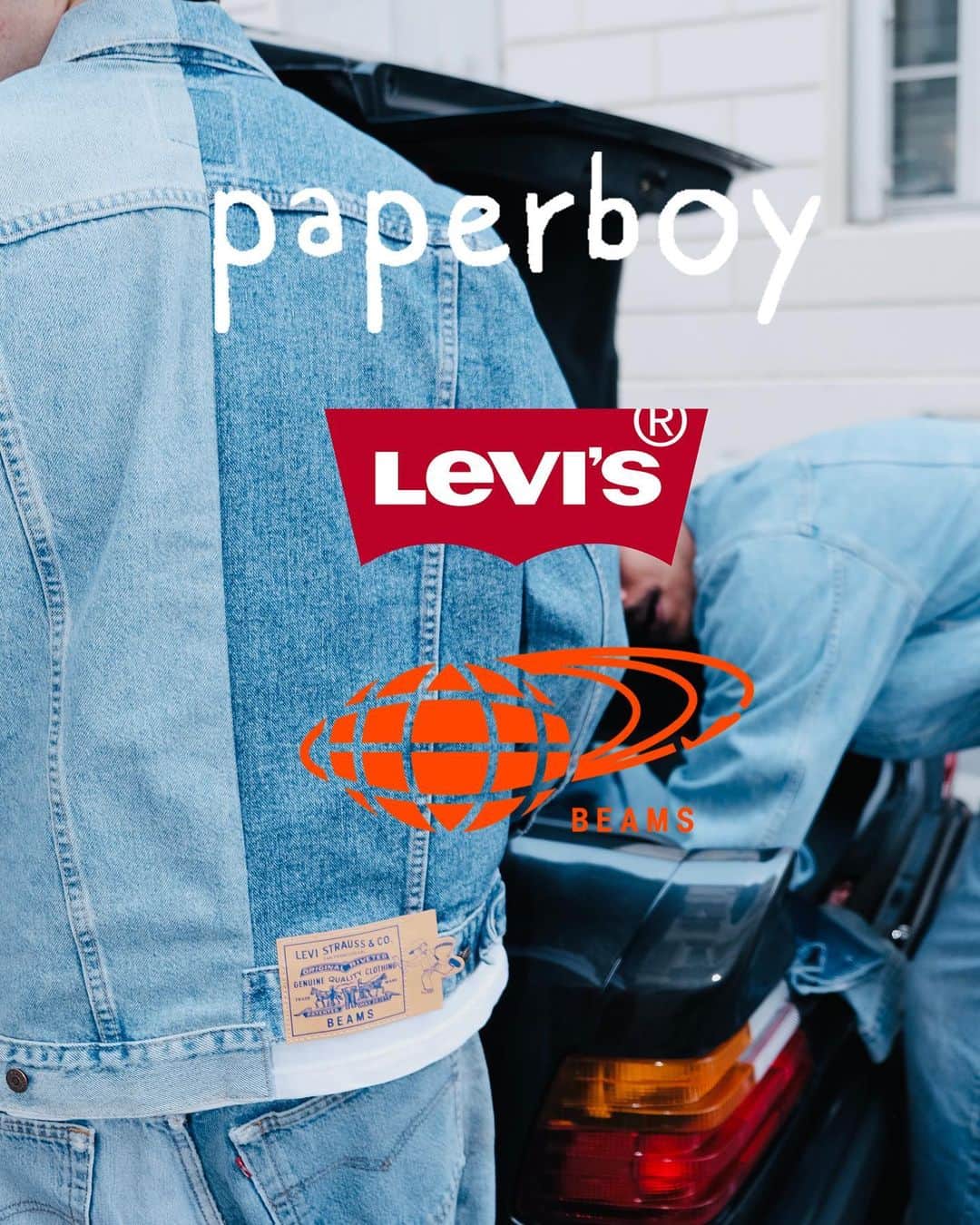 BEAMS MENさんのインスタグラム写真 - (BEAMS MENInstagram)「... paperboy × Levi’s × BEAMS Vintage Half & Half Pop Up Store + Customization  6.21（Wed.）at paperboy . 〈paperboy〉と〈Levi’s〉、〈BEAMS〉が初めてタッグを組み、パリの〈paperboy〉にて、6月21日（水）にポップアップイベントを開催します！  ※日本での展開はございません。 . @paperboyparis @levis @levisparis @beams_official @beams_mens_casual」6月21日 7時30分 - beams_mens_casual