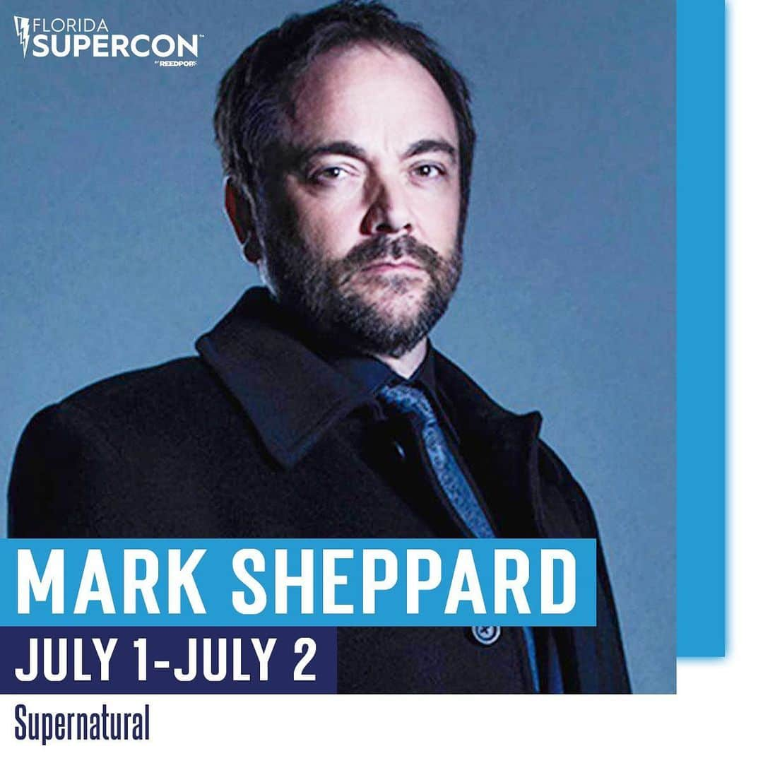 マーク・シェパードさんのインスタグラム写真 - (マーク・シェパードInstagram)「See you there! #spnfamily @floridasupercon」6月21日 7時37分 - realmarksheppard