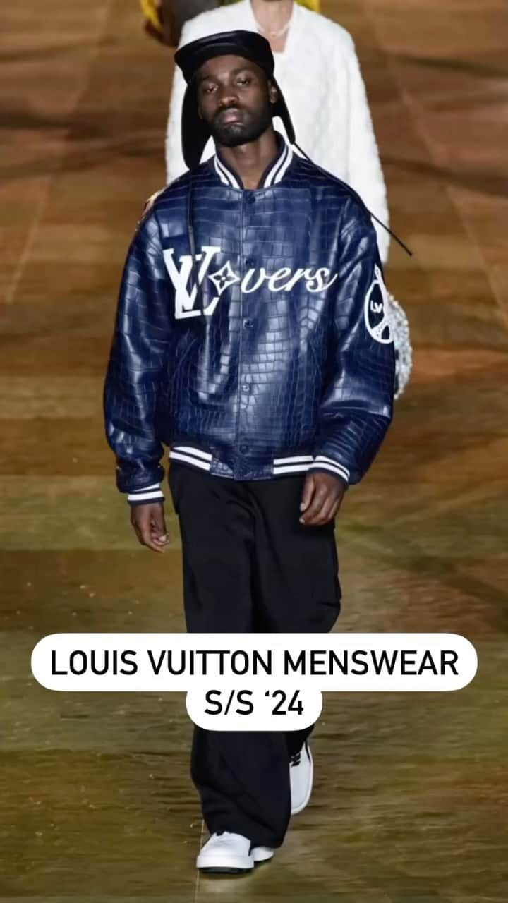 IMG Modelsのインスタグラム：「LV is for Lovers. 💙 #PharrellWilliams’ debut #LouisVuitton #LVMenSS24 #menswear collection starring @santandave @isenganne @hedi.bentekaya @hankkorsan @chanrans + @kitjones173. #IMGmodels」