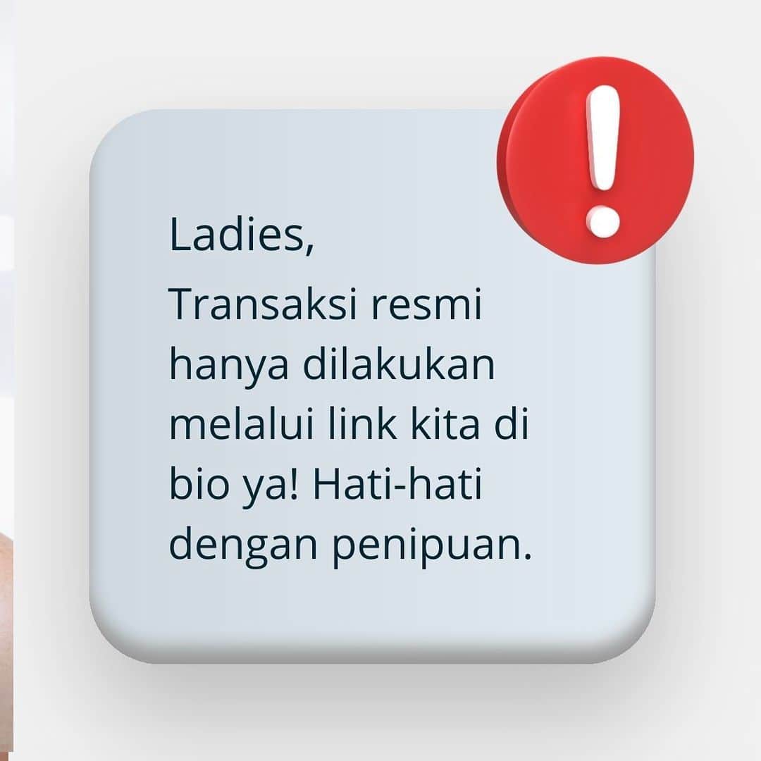 ASHANTY BEAUTY CREAM OFFICIALのインスタグラム：「Ladies, selalu berhati-hati dalam melakukan transaksi ya! 🥰  #ashantycosmetics #ashanty_ash #cosmetics #cosmetic #makeuptutorial #rekomendasimakeup #makeuplover #lokalmakeup #makeupnatural #makeuplooks」