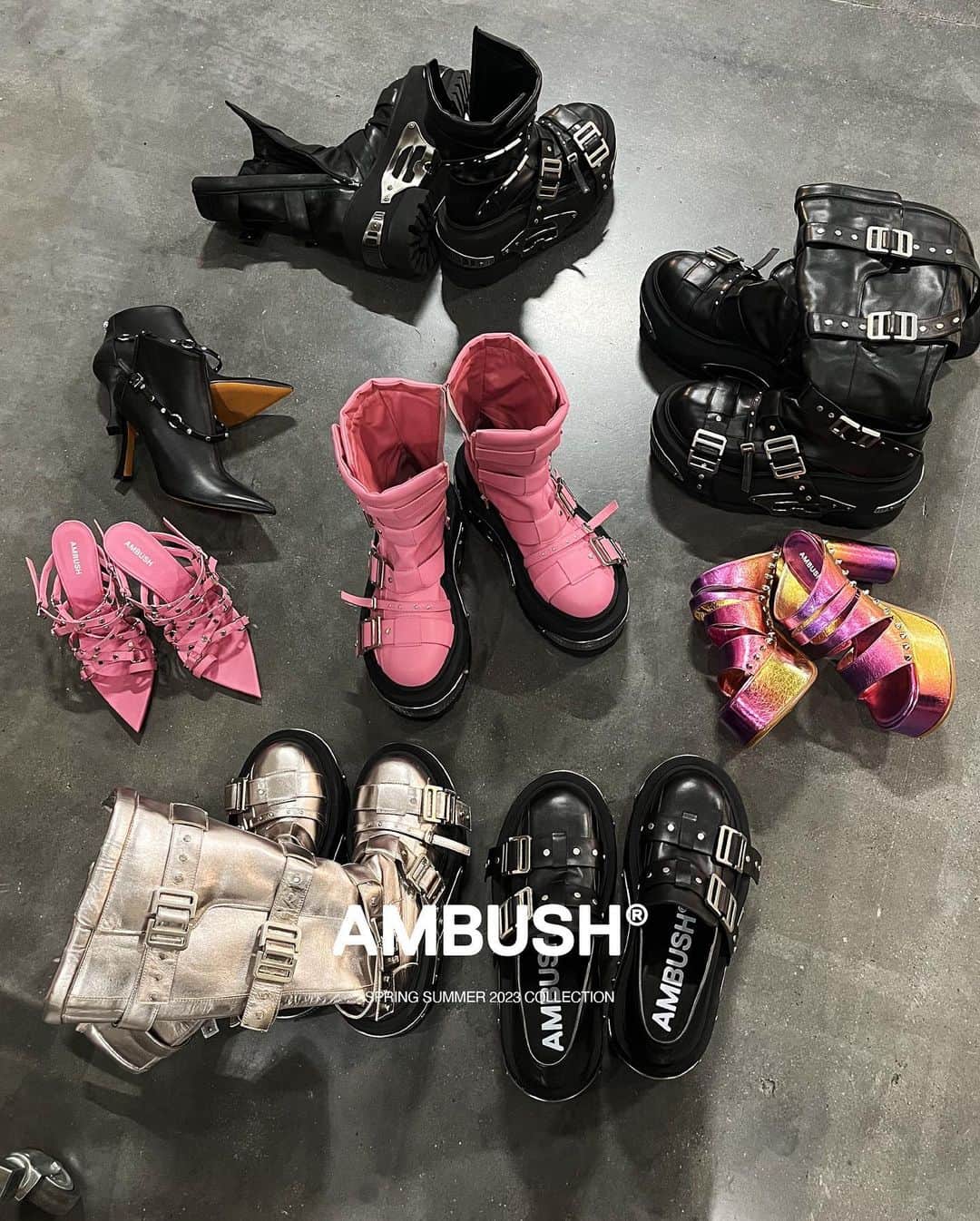AMBUSHさんのインスタグラム写真 - (AMBUSHInstagram)「The iconic #AMBUSH SS23 FOOTWEAR. These will take you to places」6月21日 18時54分 - ambush_official
