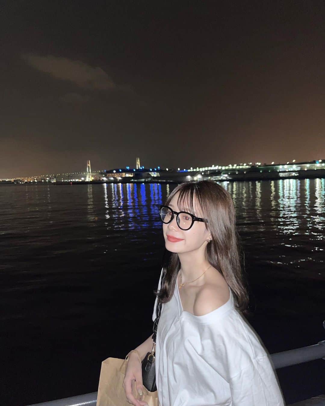 中野妃菜のインスタグラム：「夜景大好きなんだ〜♡  @quinbelle_omotesando で月一メンテしてきました☺︎ その時の体調に合わせて変えてくれるからだいすき♡」