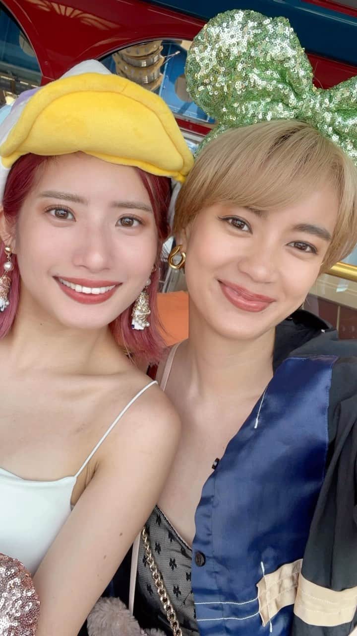 平アスカのインスタグラム：「みんなだいすきあやちゃんとディズニーデート🏰♥️🤭 タワー・オブ・テラーとセンターオブジアース 乗れたけどあやが舐めてかかってて どっちもめっちゃビビってた笑笑 もちろんわたしも🫨🫨🫨🫨🫨🫨 たのしかったあ！！ #ディズニーシー #tds」