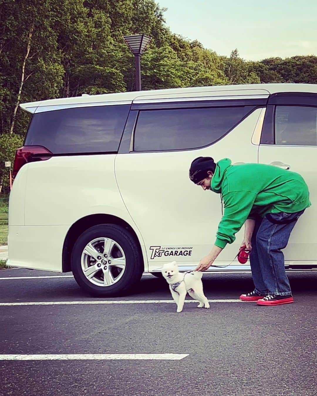 新庄剛志さんのインスタグラム写真 - (新庄剛志Instagram)「今からヲォルクと3キロ走で鍛えて来るばい💦‼️」6月21日 19時16分 - shinjo.freedom