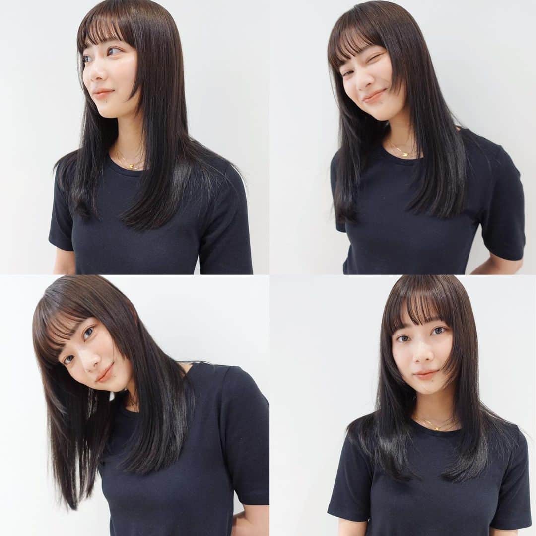 OYAMA KENICHIのインスタグラム：「New color 🎨  Mono greige   Happy birthday ❤︎  #レイヤーカット #フェイスレイヤー #ヘアカラー #ブラウン #グレージュ #髪質改善 #トリートメント」