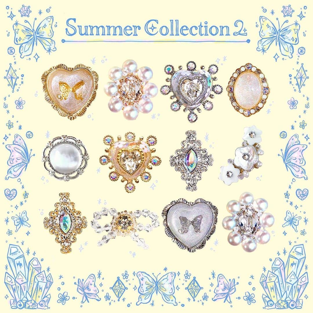 Fukiko-マルベリコのインスタグラム：「🫧✨Summer Collection 2✨🫧  ＊販売開始日時＊ 6月23日(金)21:00～ : ＊BASE記念10%OFFクーポン＊ 6月23日(金)21:00～6月25日(日)23:59 クーポンコード:【base200shops】  ・1会計ごとの割引額は、最大1,000円までとなります  ・配布予定枚数を超えた場合、利用期限前に終了する可能性があります。  ・おひとり様1回限り有効となります。  送料をのぞく注文金額が税込1,000円以上のお買い物からご利用いただけます。  ・Webブラウザおよびショッピングサービス「Pay ID」でご利用いただけます。  ・ほかのクーポンとの併用はできません。  ・デジタルコンテンツ商品、定期便、抽選商品にはご利用いただけません。  ・クレジットカード決済時も、注文後の決済金額の変更はできません。  ・Apple Payおよびショップコインをご利用の場合、本クーポンは使用できません。  #イラスト #ハンドメイド #ビーズ #メイキング動画 #ハンドメイドアクセサリー #イラストレーション　#アクセサリー紹介 #オーロラ #handmadeaccessory  #kawaii #jewelry #illustration  #art #artofinstagram #handmade #base   #귀여워 #반지 #악세사리 #반짝반짝　#💍」