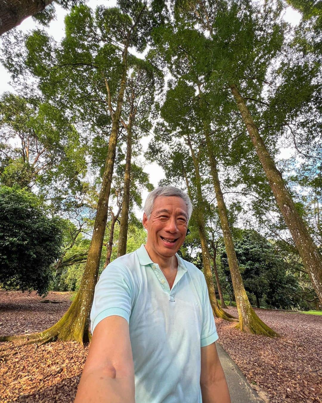 リー・シェンロンさんのインスタグラム写真 - (リー・シェンロンInstagram)「Happy National Selfie Day! Almost everyone has a smartphone nowadays, so selfie-taking is a given — especially when we explore new places and meet new people. I visited the Botanic Gardens recently to #jalanjalan and tried out a “0.5 selfie”! Took some practice before I was satisfied with the result — though my arm was pretty tired by then. 😅  Let me know in the comments how I can improve my selfie game! – LHL  (Photo by me)」6月21日 11時05分 - leehsienloong