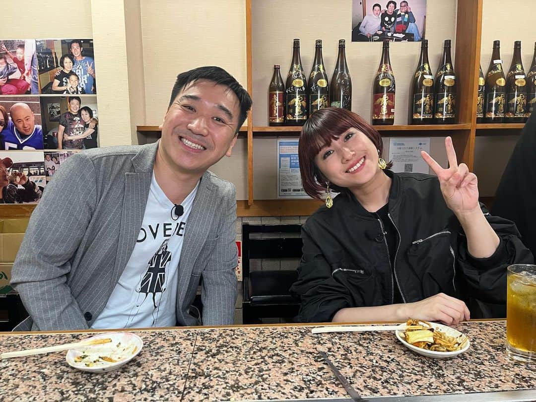 IMALUのインスタグラム：「関西テレビ「モモコのOH！ソレ！み〜よ！」で月亭八光さんとロケしました😄2人でロケは初めてだったかもしれません...！楽しかった！ロケでは私が大阪で好きな飯屋さんにお邪魔しました。お店の皆さんご協力ありがとうございました〜😄  告知は完全に遅れてしまいました...すみません〜😱」