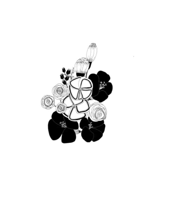 佐藤詩織のインスタグラム：「pen drawing Ⅳ  #drawing #pen #pendrawing  #art #illustration #timelapse #flower」