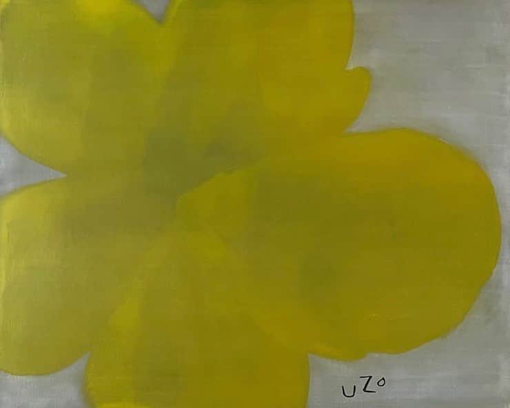 Uzo Hiramatsuのインスタグラム：「2022. #painter #Japan #fukuoka #contemporaryart #painting #drawing #mixedmedia  #flower #flowers」