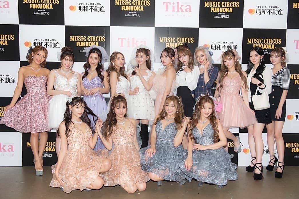 TIKAのインスタグラム：「ミュージックサーカス福岡ありがとうございました。 とても楽しかった❤️  2023.6.3」