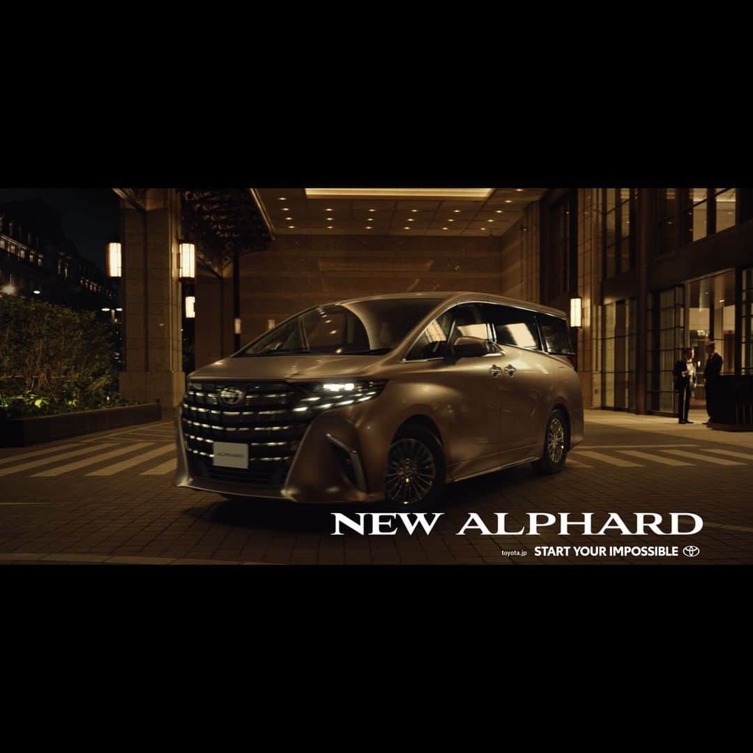 のインスタグラム：「ー6/21 Debutー  『NEW ALPHARD』  ◤￣￣￣￣￣￣￣￣￣￣ 目的地は、次の自分だ。 ＿＿＿＿＿＿＿＿＿＿◢  #アルファード #alphard #トヨタ #toyota」