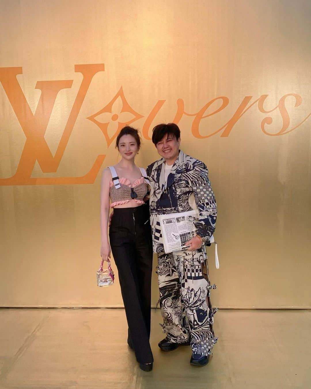 平田りえさんのインスタグラム写真 - (平田りえInstagram)「LouisVuitton🧸🎀 @louisvuitton  @pharrell  #lvmen #lvmenss24」6月21日 15時20分 - riehirata0315