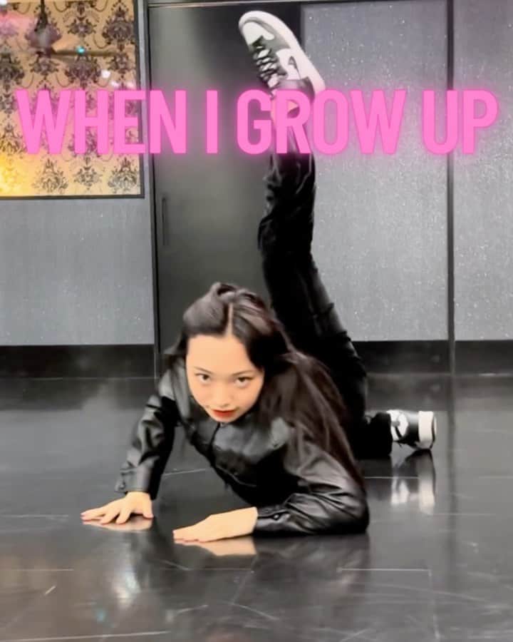 Ruuのインスタグラム：「💘 WHEN I GROW UP💘  中高生VER😍🔥個性派😂🔥🔥 パワーすっごい😂😂❤️‍🔥❤️‍🔥❤️‍🔥」