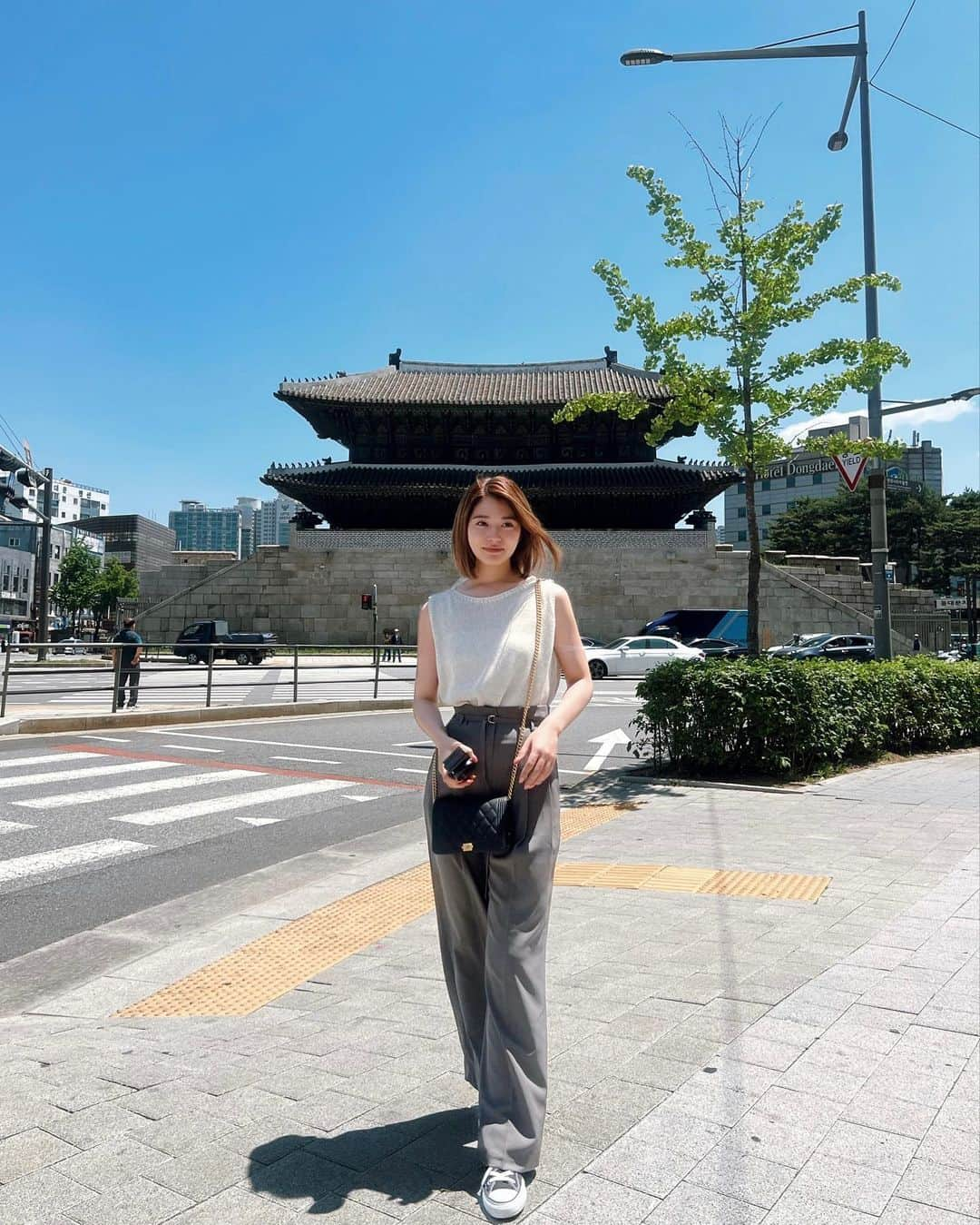 浪花ほのかのインスタグラム：「そういえば🇰🇷の写真🤭💓 って思ったけどこの2枚しかなかった🥺笑」