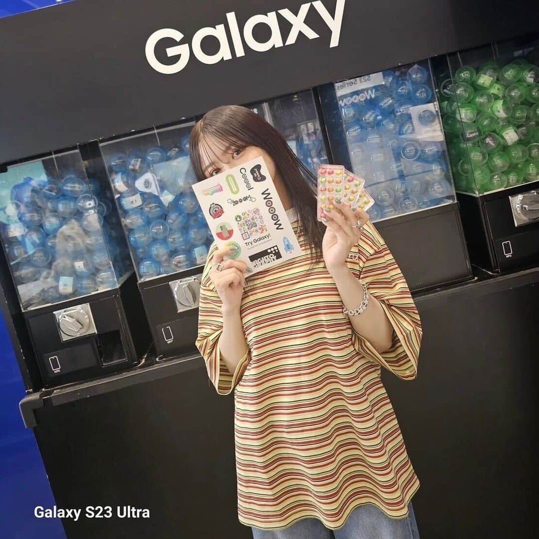 高梨優佳さんのインスタグラム写真 - (高梨優佳Instagram)「Galaxy Harajukuに行ってきたよ 〰️📱  初めて行ったんだけど アクティビティとか写真スポットが とにかく沢山あって とっても楽しかった ！💗  今回の写真は4月20日に発売された Galaxy S23 Ultraを使って撮影したんだけど めちゃくちゃ綺麗じゃない？🥲💙 ナイトモードで チームラボでの写真が 凄く綺麗に撮れて感動 ( ; ; )🤍  2階には弱虫ペダルとコラボしているカフェもあったよ 〰️☕️ 他にも 色んなアクティビティが体験出来て いつもと少し違う休日を楽しめそう💭  みんなもぜひ行ってみてね！🚎  #GalaxyS23Ultra #withGalaxy #Galaxyのある生活 #Promotion」6月21日 18時14分 - yukaaa0721xx