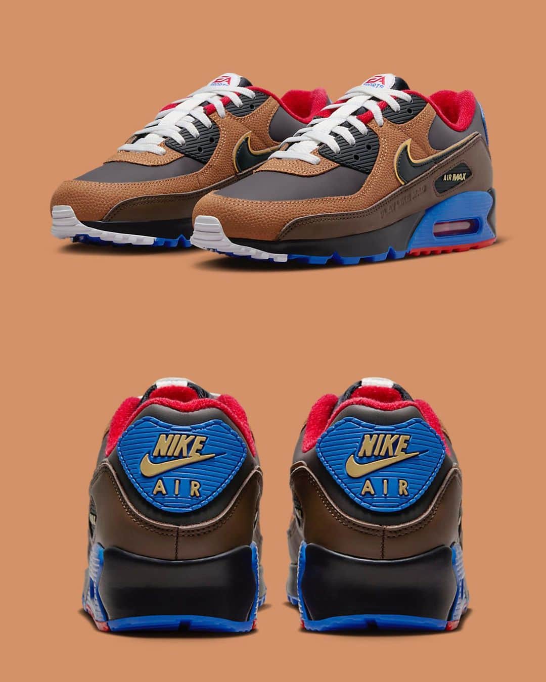 Nice Kicksさんのインスタグラム写真 - (Nice KicksInstagram)「Nike is releasing a special-edition Air Max 90 “Play Like Mad” commemorating and coinciding with the launch of Madden 24 🎮🏈 @nicekicksgridiron」6月22日 3時51分 - nicekicks