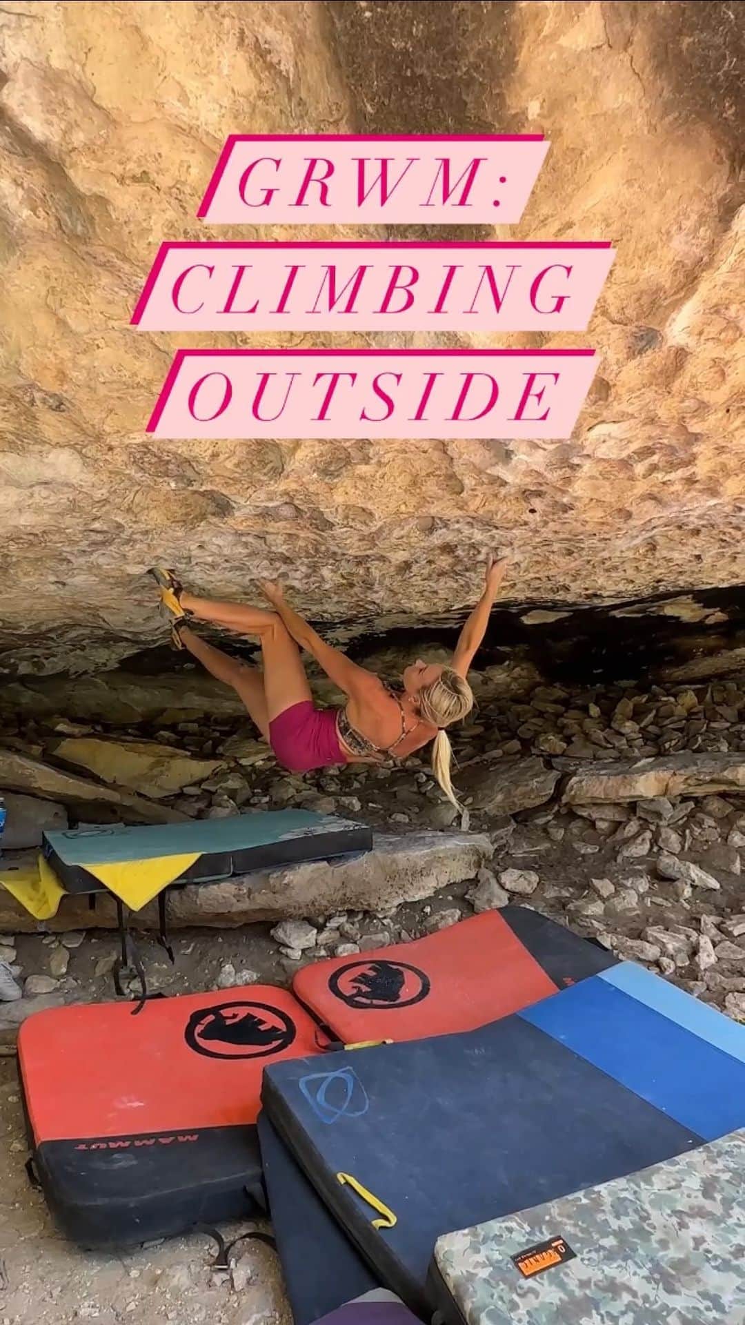 シエラ・ブレア・コイルのインスタグラム：「Get ready with me for a day of climbing outside 😊   @perfecthydration #phambassador」