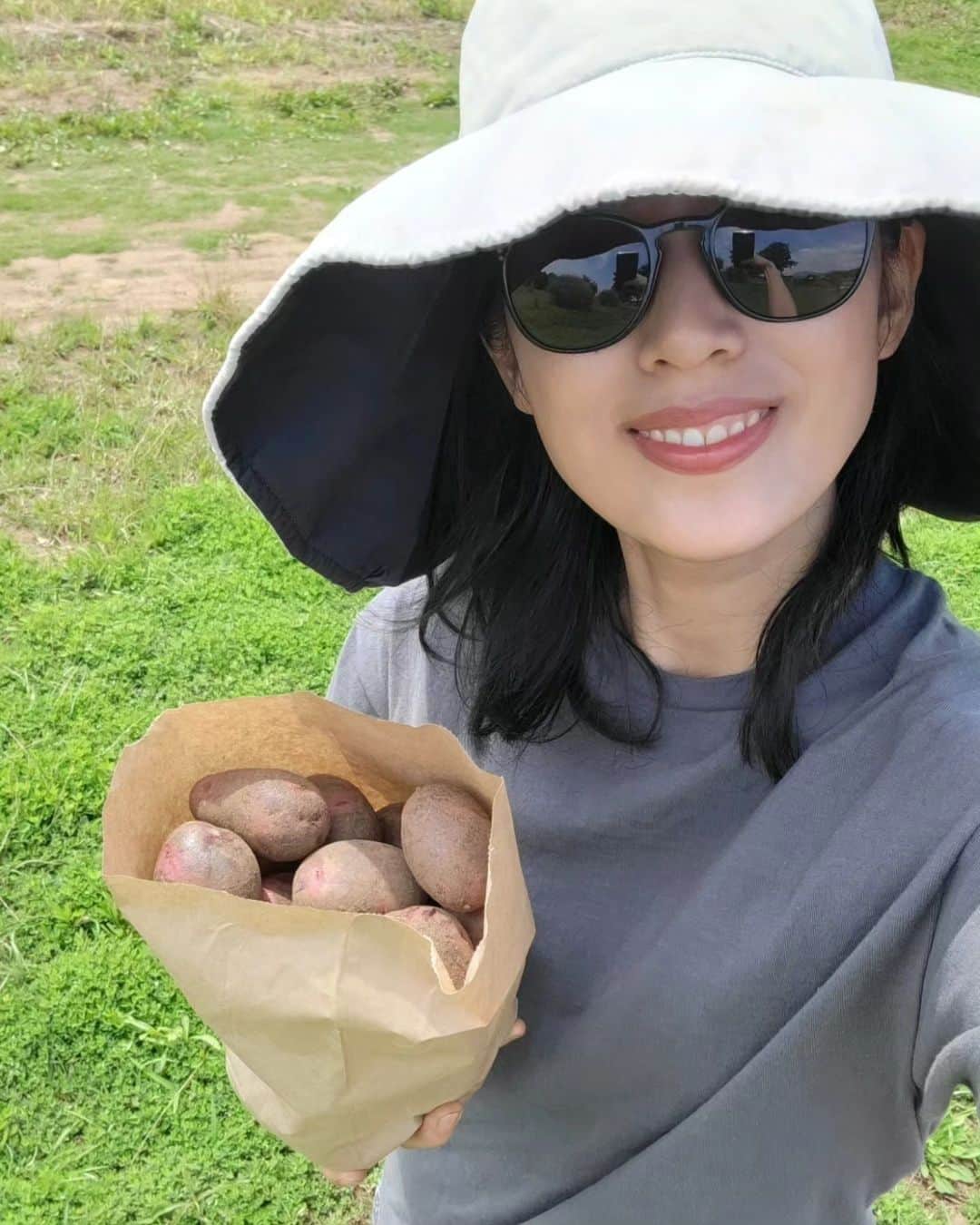 本仮屋リイナのインスタグラム：「夏至の太陽パワーをいっぱいもらったぜ🌞🌞🌞 ⁡⁡」