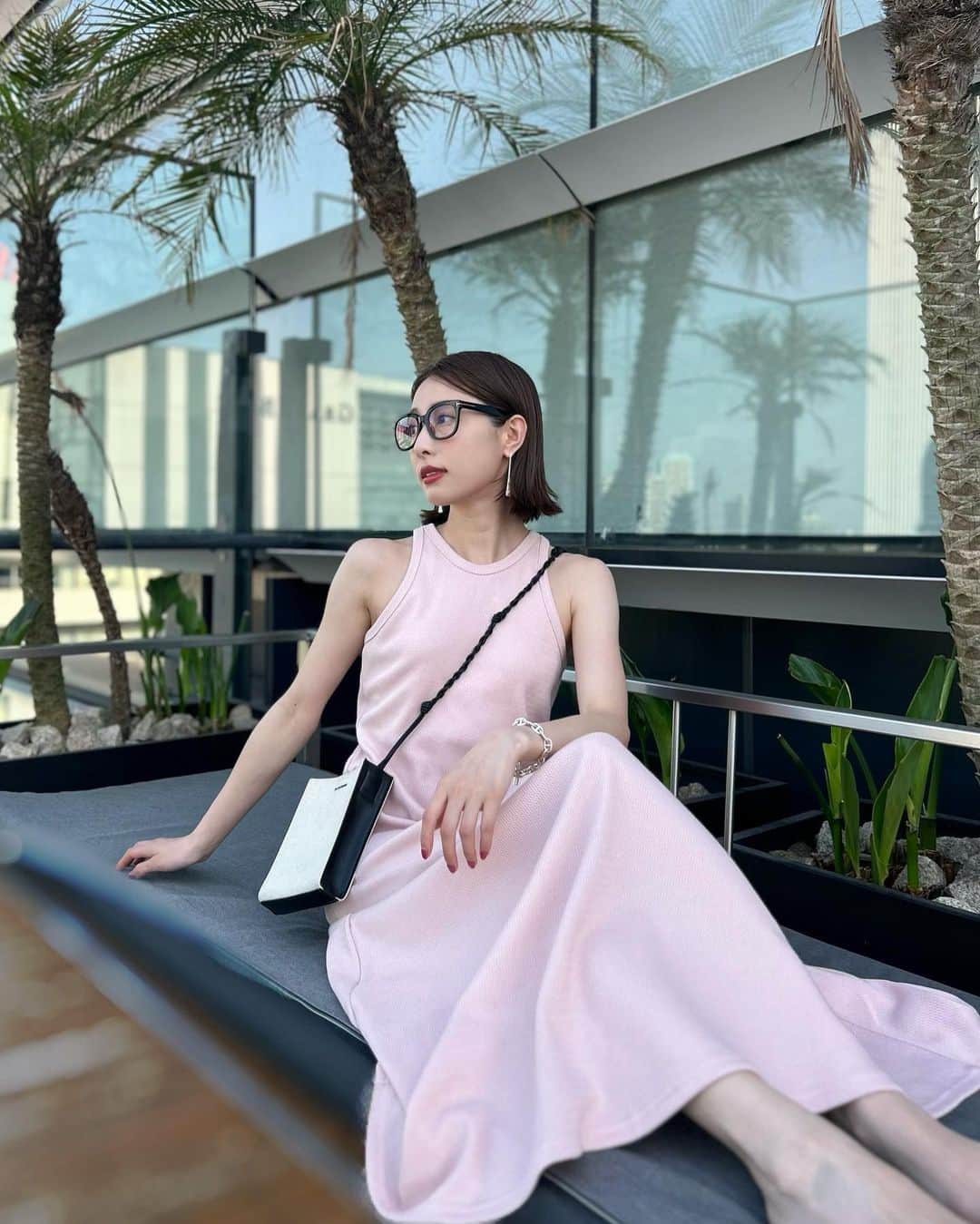 冨張愛のインスタグラム：「Pink♡」