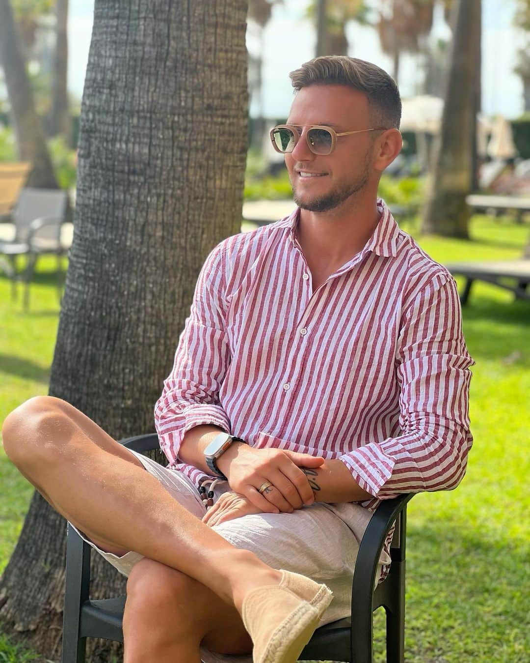 イヴァン・ラキティッチのインスタグラム：「☀️😎☀️  #holiday #sun #rakitic  #intimissimi #vyseneyewear」