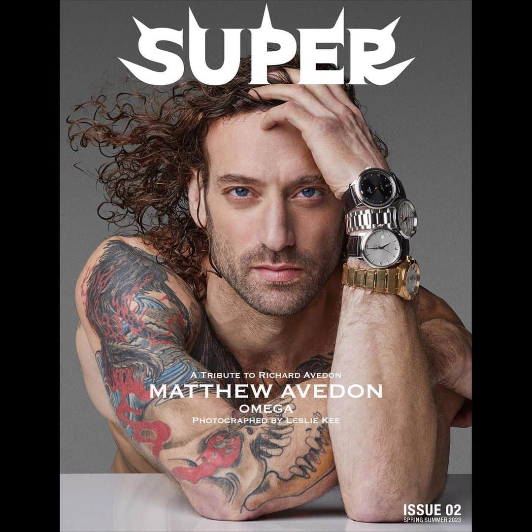 レスリー・キーさんのインスタグラム写真 - (レスリー・キーInstagram)「Super Magazine @supermagazinenyc  ★ 2023SS issue 02★  「A Tribute to Richard Avedon」 Celebrating on 15 May 2023, the 100th Birthday of legendary photographer Richard Avedon !  @avedonfoundation #richardavedon #avedon100 #superavedon #supermagazinenyc #lesliekee   MATTHEW AVEDON @matthewavedon   Photographed by @lesliekeesuper  Styling by @seppetirabassi  Hair by @shinarima  Makeup by @keikohiramotomakeup1  Photo Assistant @stevenburtonphoto  Photo Retouching by Fight Club Location : @7linestudio  Special thanks : @samdoerfler74 @dorian4real @elizabethavedon @carolineavedon @michaelavedon  Wardrobe : @omega  @x8_gallery @asahi_fashion #matthewavedon #omega」6月21日 20時47分 - lesliekeesuper