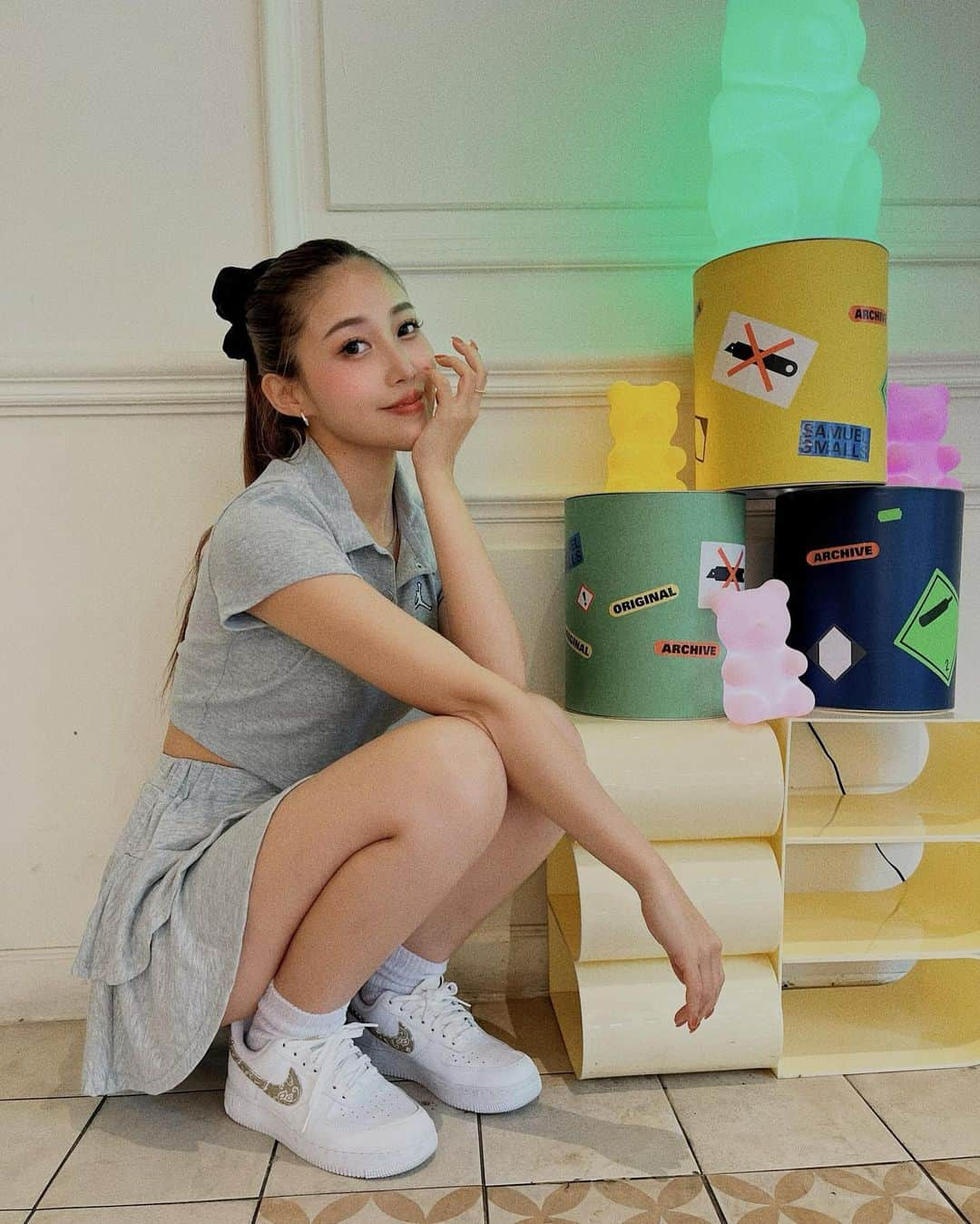 RINAさんのインスタグラム写真 - (RINAInstagram)「HARIBO🧸♡ 明日からまーた天気降り坂なのね🌧️🤷‍♀️ ・ #cyberjapan #cjd_rina #cyberjapandancers」6月21日 21時08分 - cjd_rina