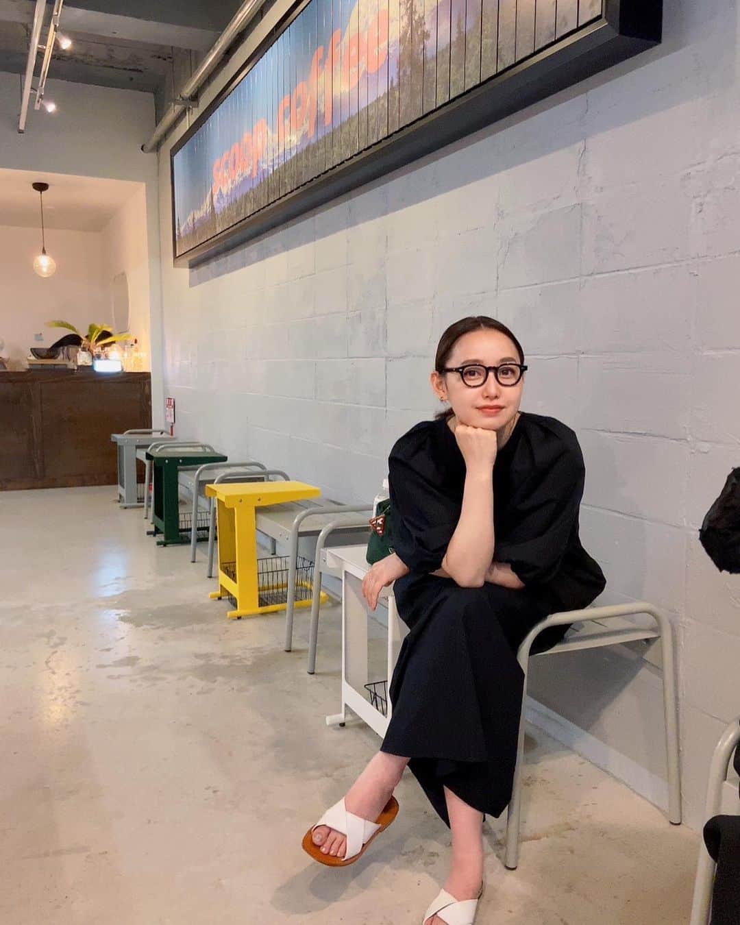 赤木 桃 #ちゃんものインスタグラム：「🇰🇷☕️🌝」