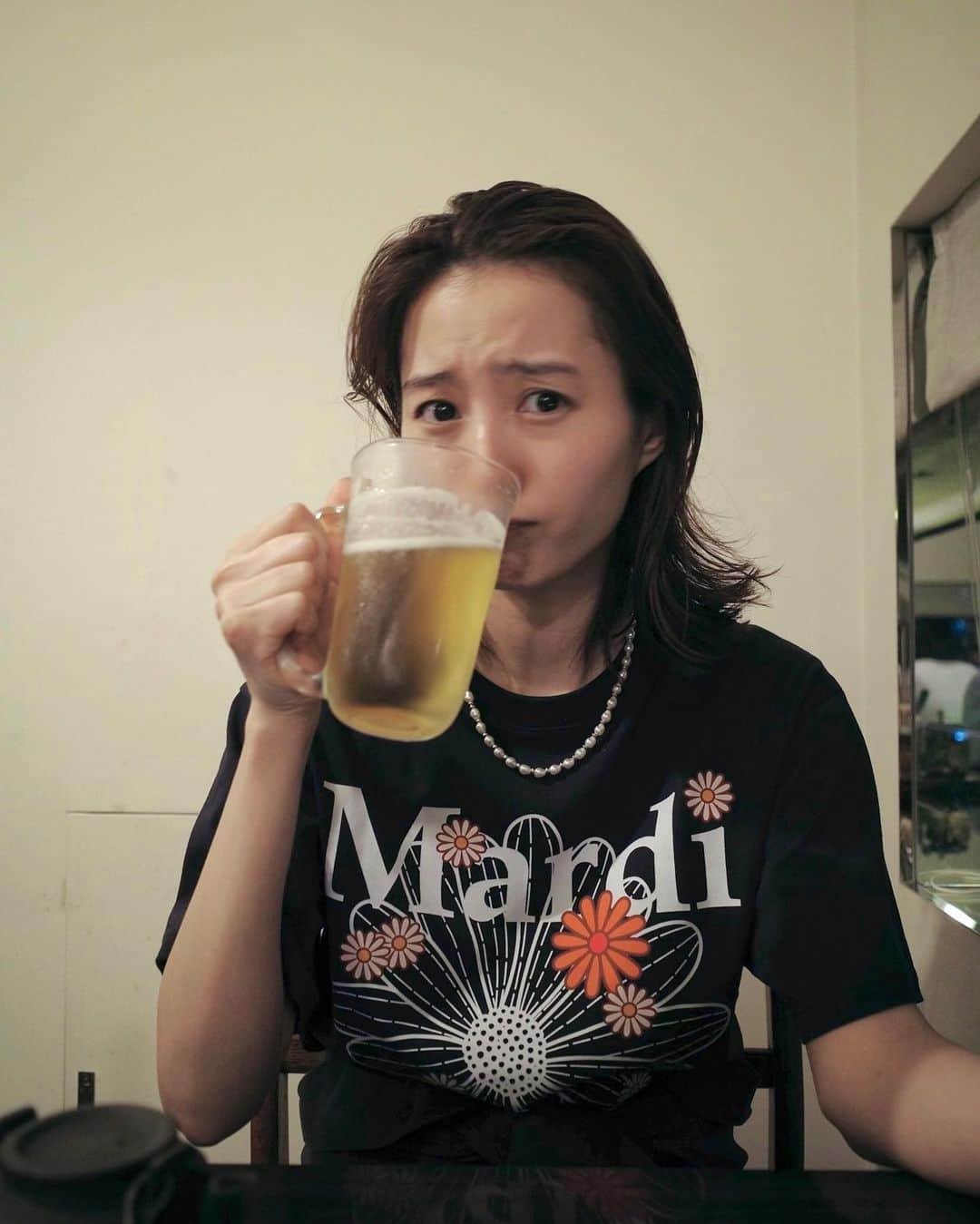 高田里穂さんのインスタグラム写真 - (高田里穂Instagram)「DO YOU LIKE BEER?😋」6月21日 21時24分 - riho__takada