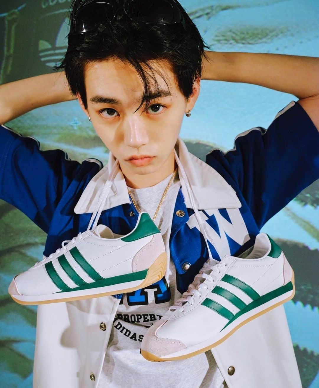 能勢倫のインスタグラム：「えれなえれなえれなえれな @adidasoriginals @nylonjapan」