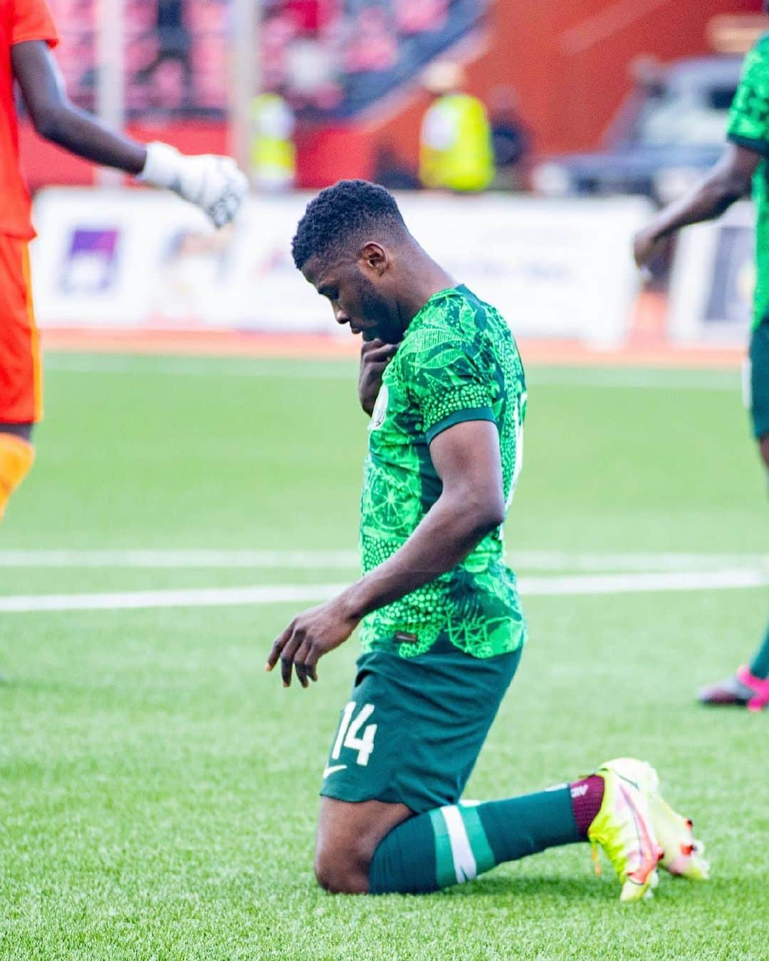 のインスタグラム：「Congratulations, Naija!! AFCON 2024 we dey come!! 🇳🇬🦅 All glory to God 🙏🏾」