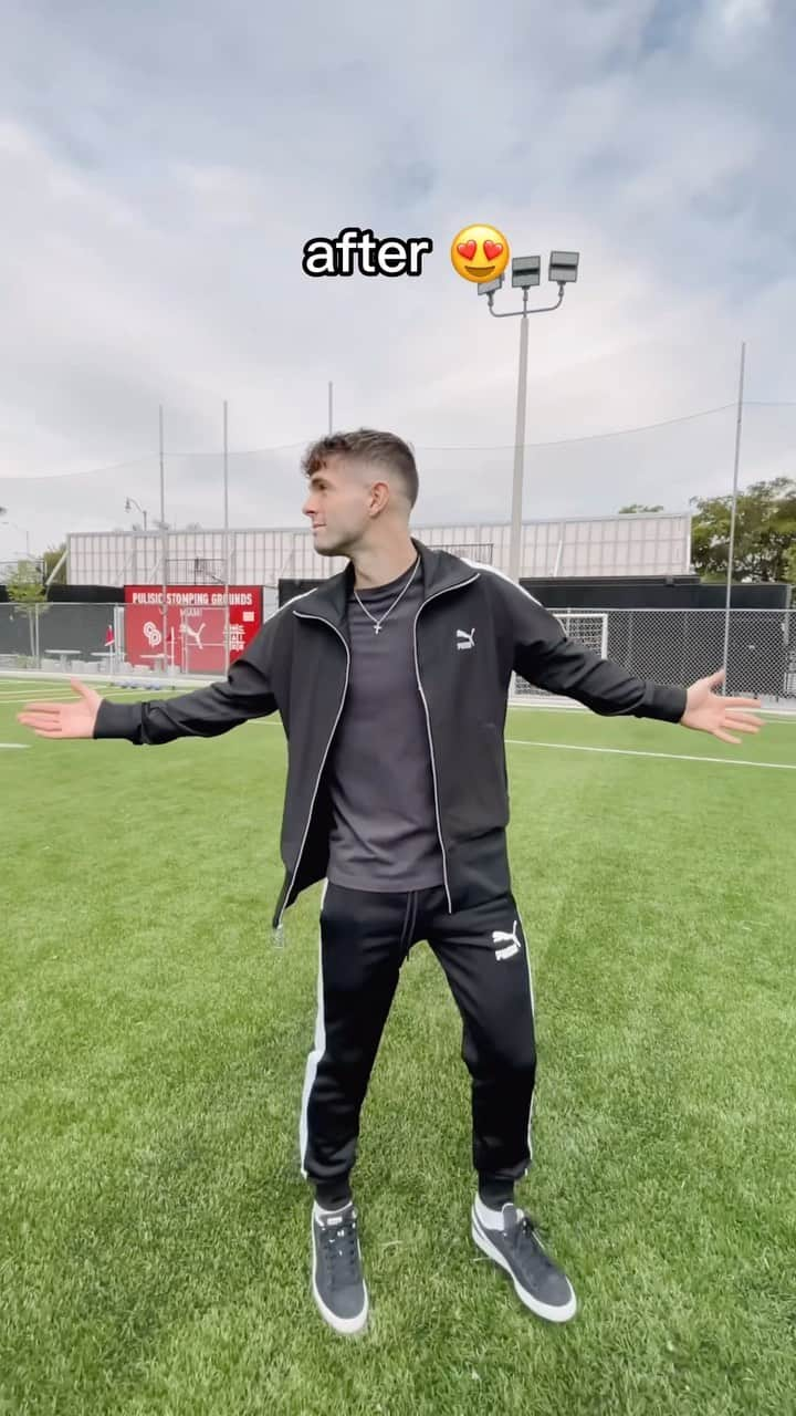 クリスチャン・プリシッチのインスタグラム：「Welcome to the first CP Stomping Grounds 🤩  @cmpulisic and PUMA teamed up to build safe spaces for communities to connect to the beautiful game & we are just getting started 👀  #PulisicStompingGrounds」