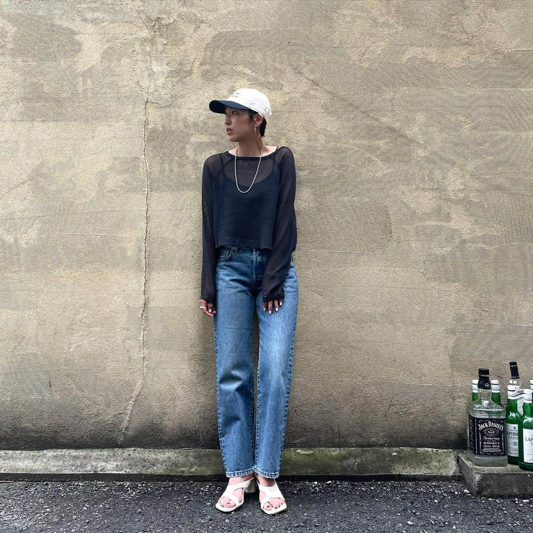 ungrid_maiさんのインスタグラム写真 - (ungrid_maiInstagram)「. 久しぶりのデニム👖💓 産後、自分に合うデニム なかなか見つからんかった👀 やっと履きたいデニムに出会った♡ . #デニムコーデ」6月21日 22時13分 - mai_fukumoto_