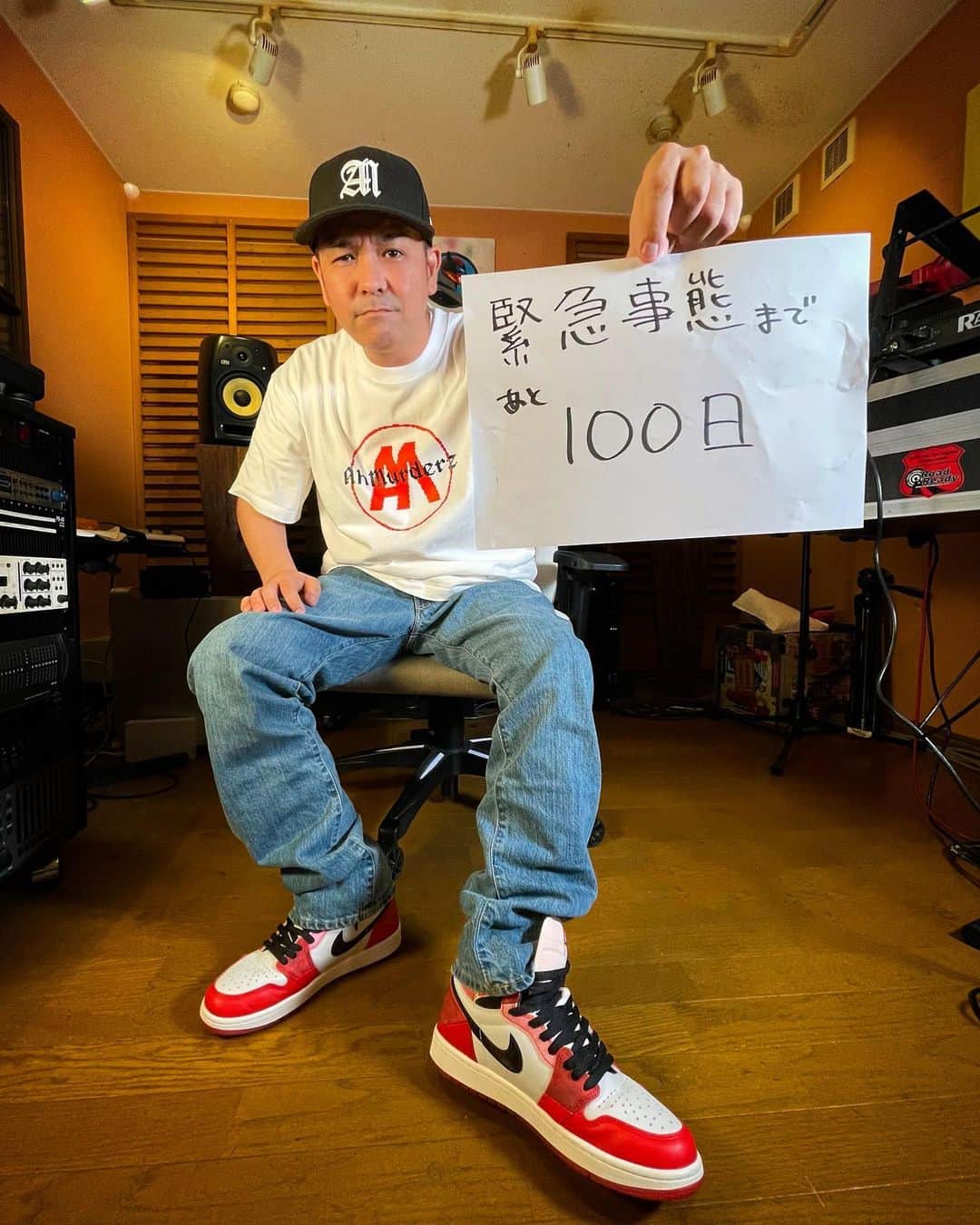 Juniorのインスタグラム：「緊急事態まであと100日🔥🔥🔥  #一万人到達 #9月30日は緊急事態 #レッドスパイダー」