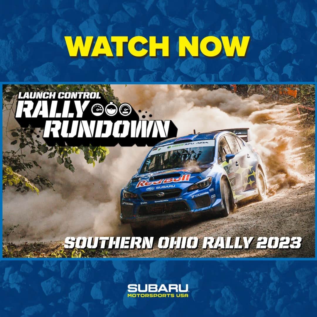 のインスタグラム：「🚨 Subaru Launch Control: Rally Rundown - Southern Ohio Forest Rally is live! Click the link in the bio to WATCH NOW!  #subaru #launchcontrol #rallyrundown #watchnow #rally #motorsport #youtube #cars #SubaruWRX」